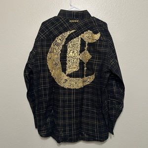 Coogi Luxe button up embroidered shirt